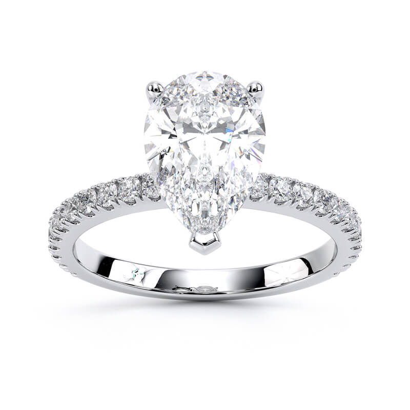Nova Pear Setting Ring