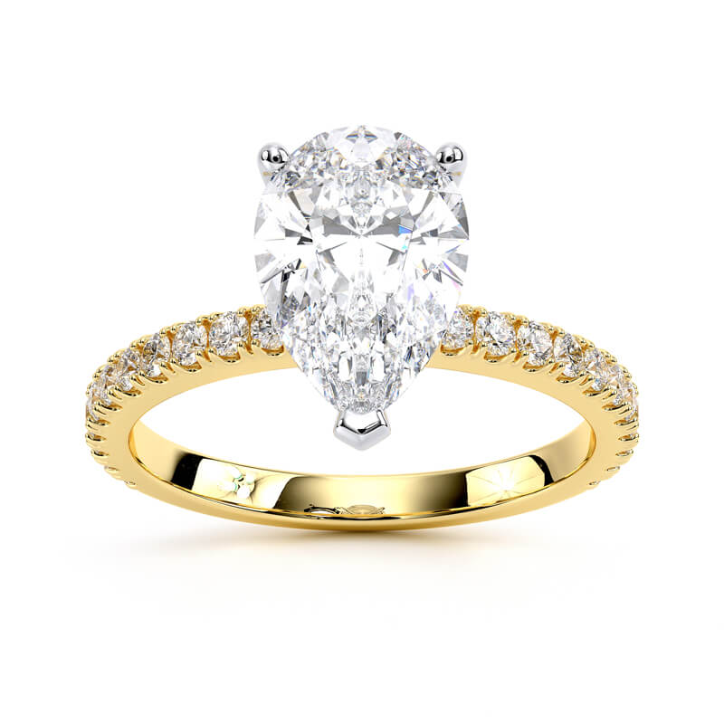 Nova Pear Setting Ring