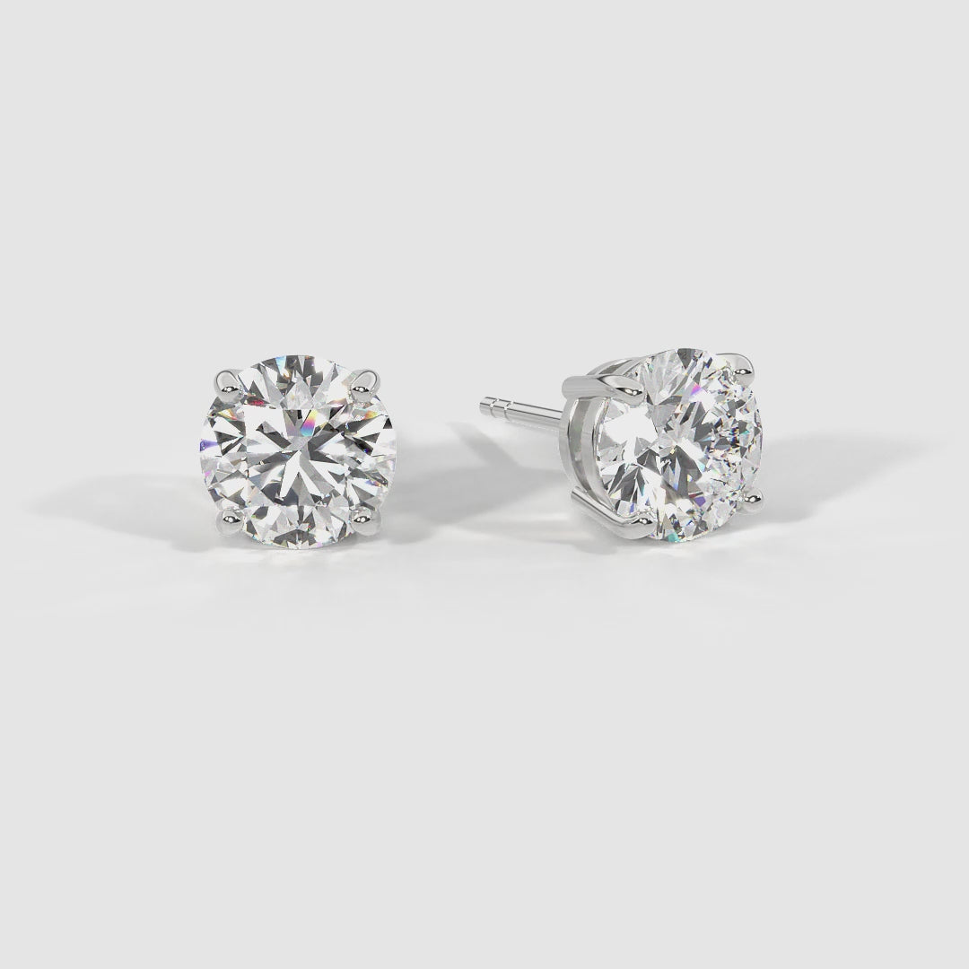 Eterna Diamond Stud Earrings